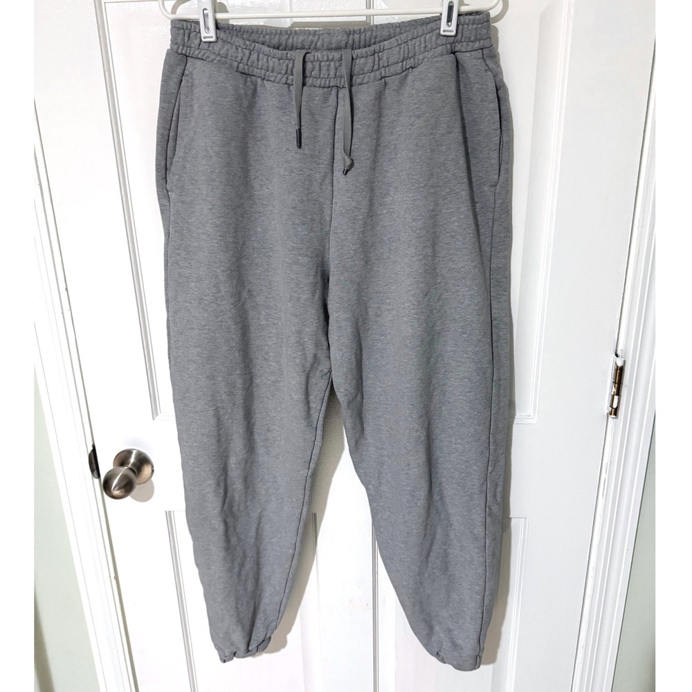Gymshark Rest Day Sweats Joggers Men's Large Grey Marl Relaxed‎ Fit Sweatpants